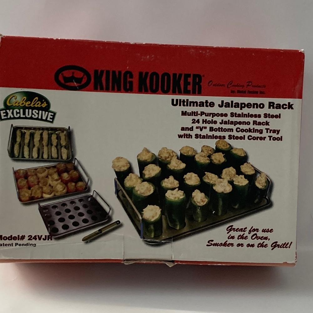 King Kooker Stainless Steel Ultimate  Jalapeno Rack Set